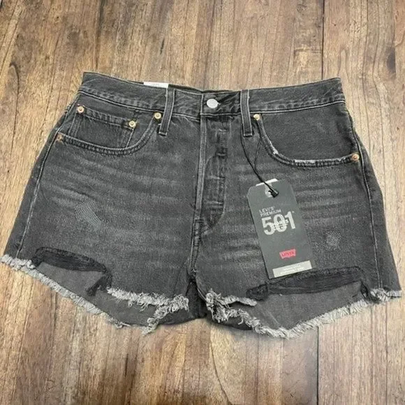 Levi's Premium | 501 Original High Rise Shorts - Picture 7 of 12